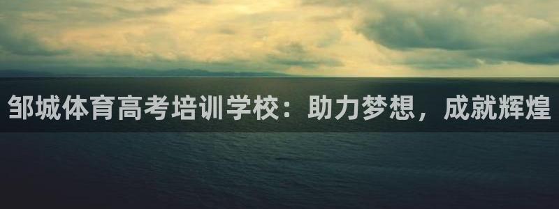 富联娱乐噢 411O31 富联：邹城体育高考培训学校